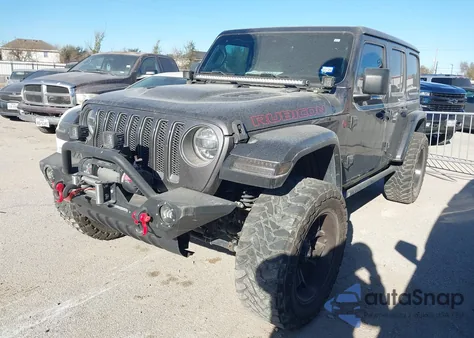 2019 Jeep Wrangler Unlimited Rubicon 4X4 z USA, uszkodzony, nr VIN 1C4HJXFN7KW687358